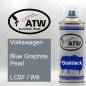 Preview: Volkswagen, Blue Graphite Pearl, LC5F / W9: 400ml Sprühdose, von ATW Autoteile West.